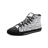 Music Notes High Top Shoes Regular