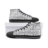 Music Notes High Top Shoes Regular