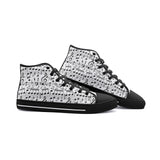 Music Notes High Top Shoes Regular