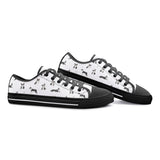 Boston Terrier Low Top Shoes Regular