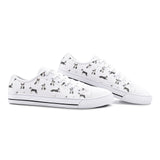 Boston Terrier Low Top Shoes Regular