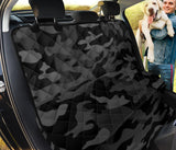 Black Camouflage  Pet Backseat