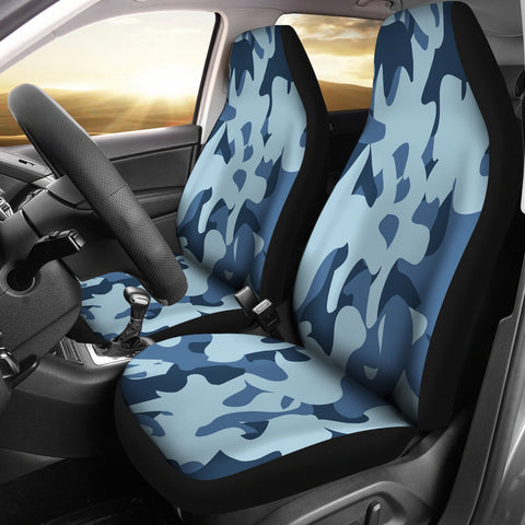 Blue Camo car seats regular
