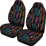 Boho Feathers car seats regular