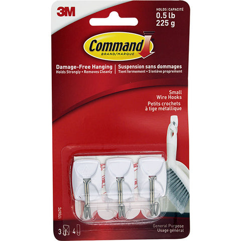 Command Wire Hook Small 3Pk