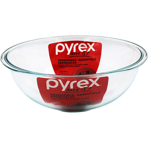 Large Pyrex Mixing Bowl - 4Qt