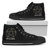 Wiccan Witch high tops script
