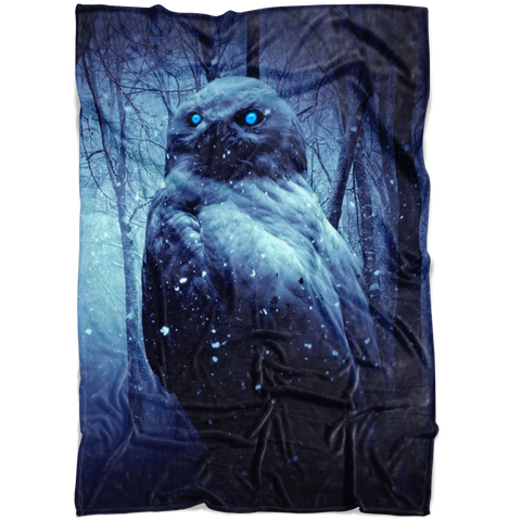 Owl Blanket / Owl Throw Blanket / Owl Fleece Blanket / Owl Adult Blanket / Owl Kid blanket