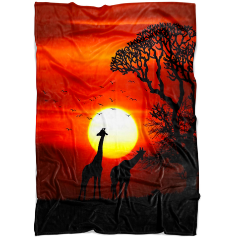 Giraffe Blanket / Giraffe Throw Blanket / Giraffe Fleece Blanket / Giraffe Adult Blanket / Giraffe Kid Blanket