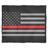 Thin Red Line American Flag Blankets - Small, Medium and Large