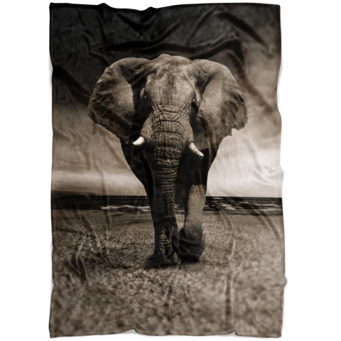 Elephant Blanket / Elephant Trow Blanket / Elephant Fleece Blanket / Elephant Adult Blanket / Elephant Kid Blanket