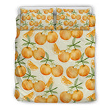 Orange bedding set regular new