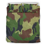 Green Camouflage bedding set