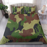 Green Camouflage bedding set