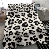 Leopard bedding set