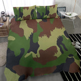 Green Camouflage bedding set