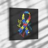 Autism Canvas wallart