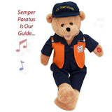American Heroes Coast Guard Bear Sings: "Semper Paratus"