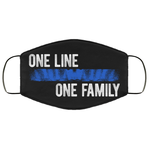 One line one family face mask