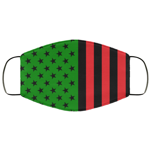 African American flag Fifth Face Mask