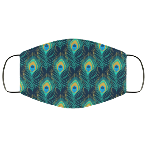peacock feathers Second batch Face Mask