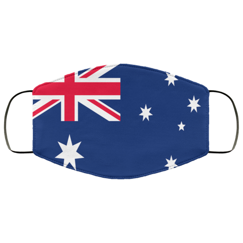 Custom Cat Australia flag face mask