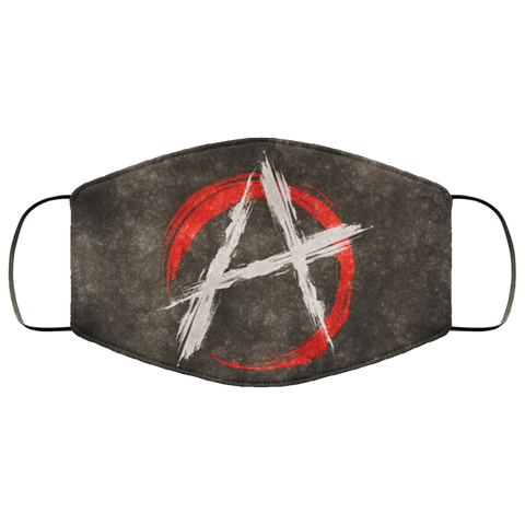 Anarchy Grunge Flag Fifth Face Mask
