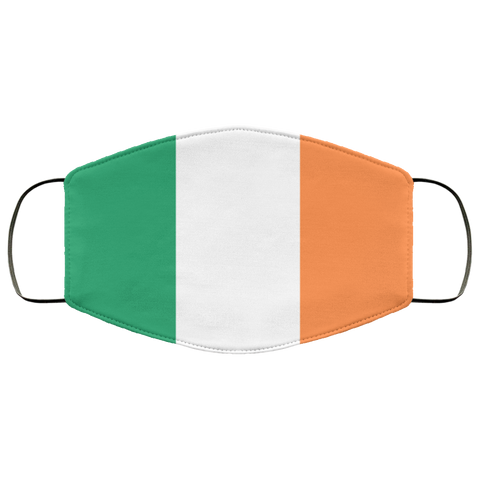 Irish flag face mask