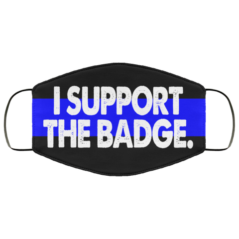 I support the badge Third Face Mask