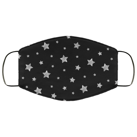 stars face mask black Second batch mask