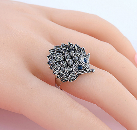 Unique and Gorgeous Hedgehog Ring