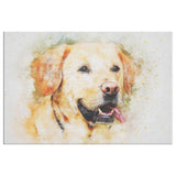 Labrador Dog Framed Canvas Print