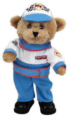 Racecar bear dances while singing, “Born to Be Wild”.℗