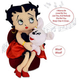 13" Betty Boop™ & Pudgy. Betty sings, "I Wanna Be Loved By You"℗