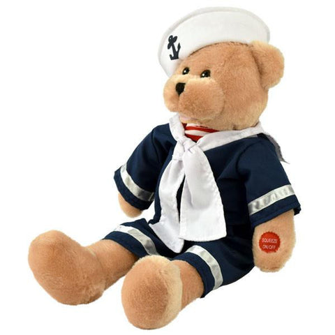 19" Sailor Bear Sings and Sways to "Beyond the Sea"