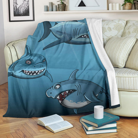 sharks- blanket