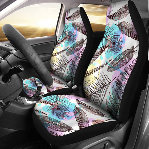 Peacock Feathers Car seats