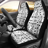 Music notes car seats regular