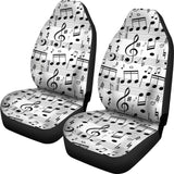 Music notes car seats regular