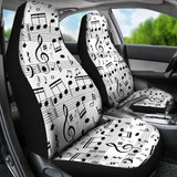 Music notes car seats regular