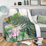 peacock- blanket