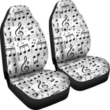 Music notes car seats regular