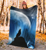 wolf- blanket