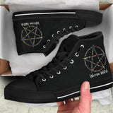 Wiccan Witch high tops script