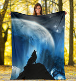 wolf- blanket