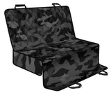 Black Camouflage Pet Backseat