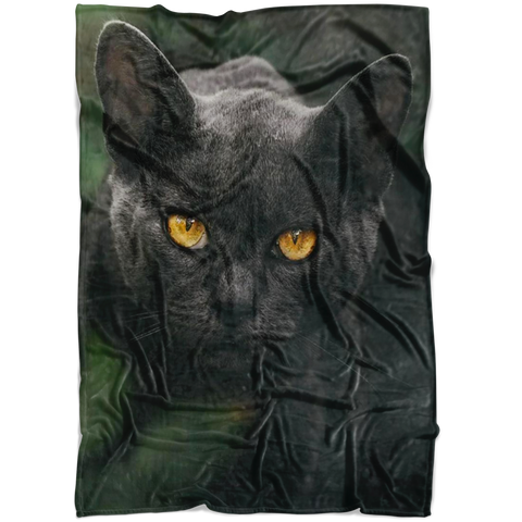 Black Cat Blanket /Black Cat print Blanket / Kids blanket / Fleece blanket