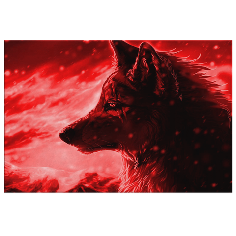 Wolf Framed Canvas Print