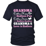 Grandma Endless Kisses Endless Love Statement Shirt