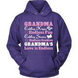 Grandma Endless Kisses Endless Love Statement Shirt